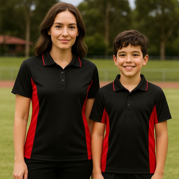 WOMENS/KIDS CONTRAST POLO Thumbnail